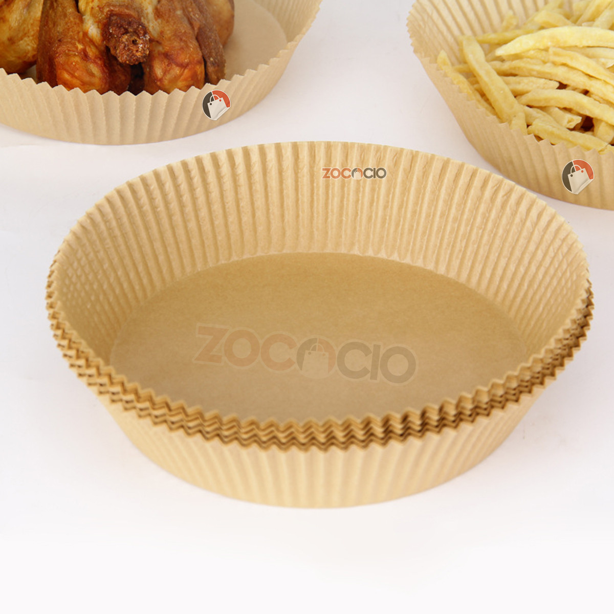 Bandejas De Papel Desechable Antiadheren