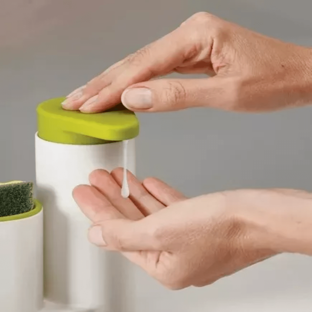 Organizador de esponjas y dispensador