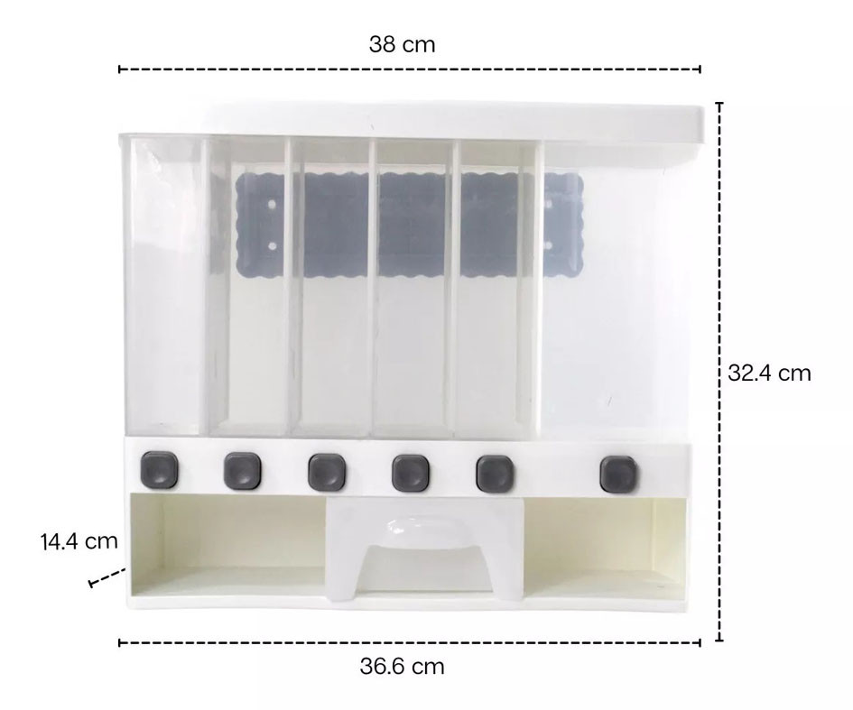 Dispensador Organizador De Cereales Y Gr - Imagen 3