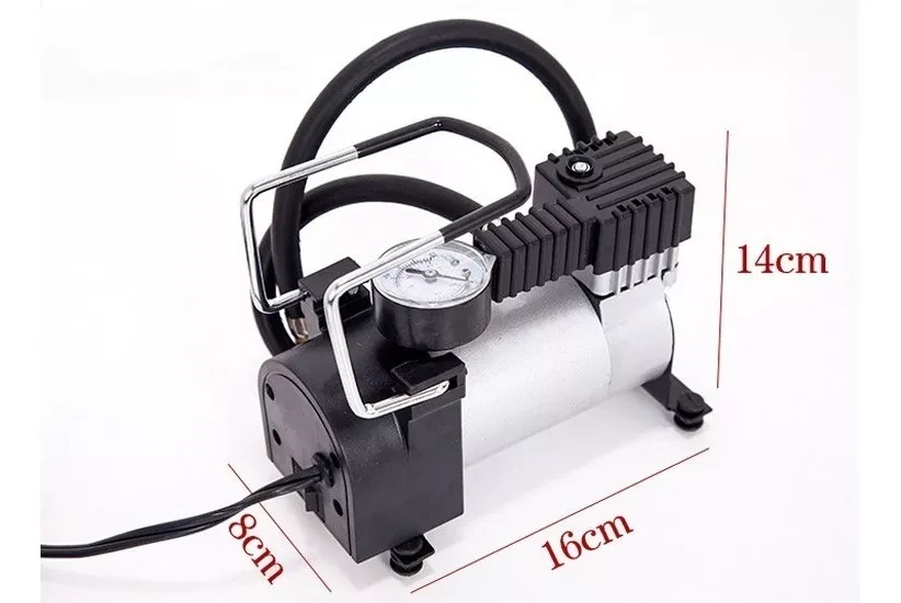Compresor De Aire Para Llantas 12v GRIS