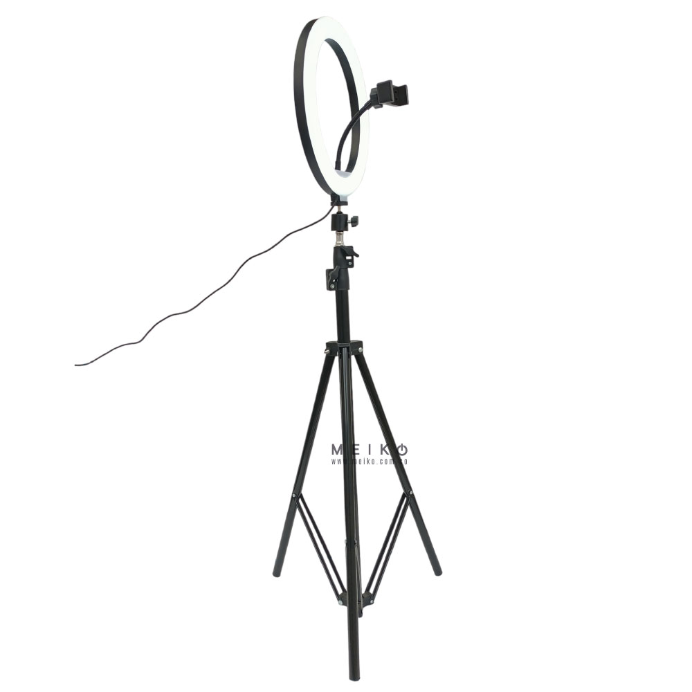 Aro de luz LED grande 30 cm con soporte