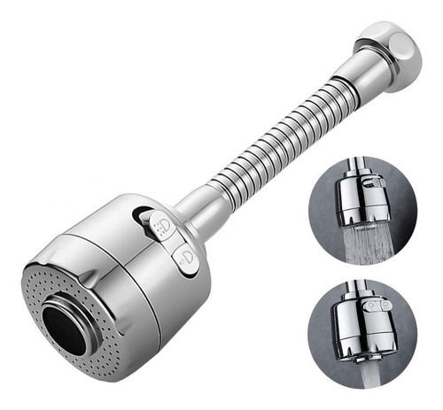 grifo ahorrador de agua cuello flexible