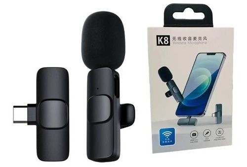 microfono de solapa tipo c y iphone