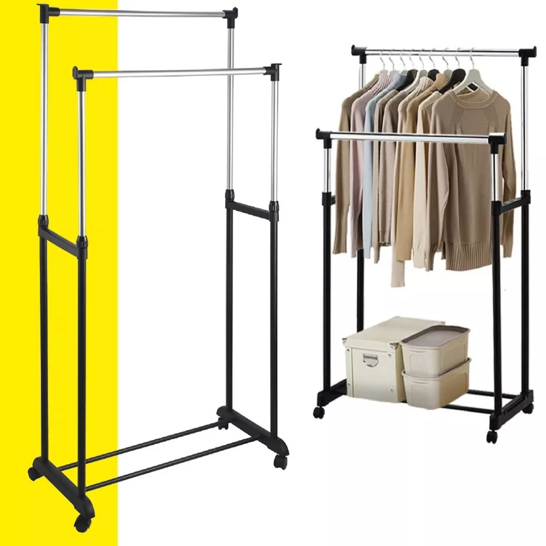 Tendedero Perchero Colgador Ropa Doble