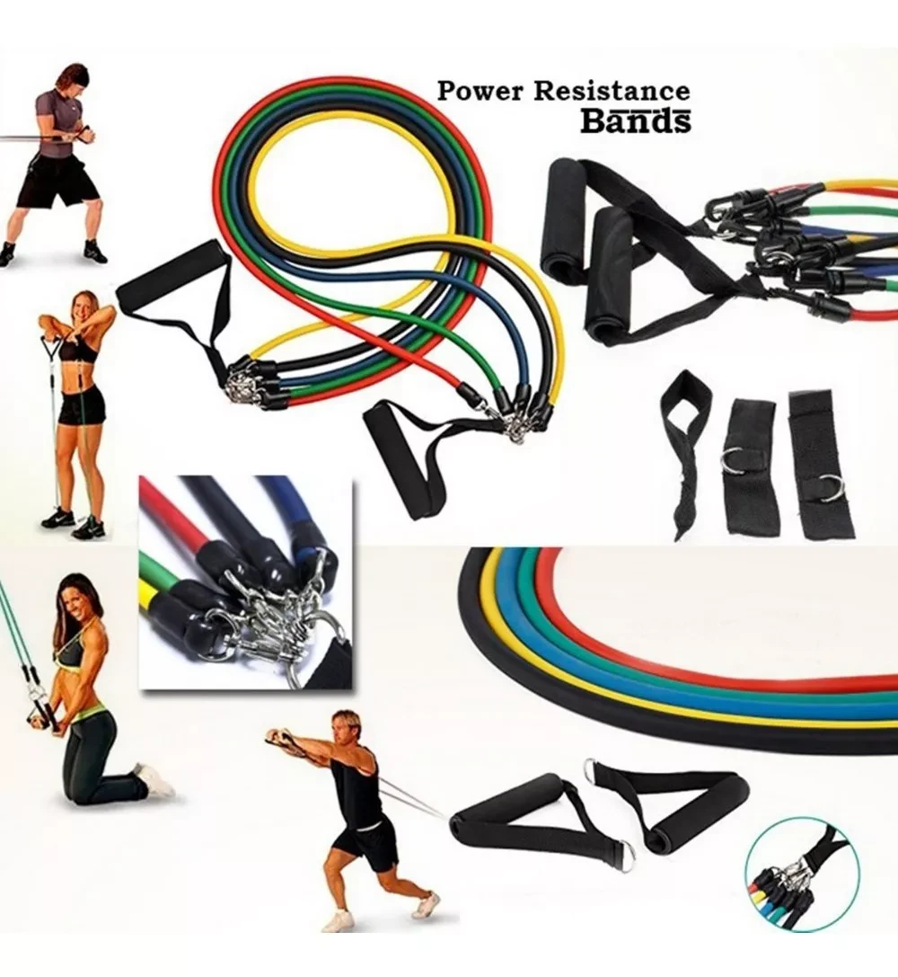 Bandas Elásticas Tubulares Set 11 Piezas