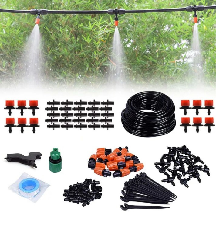 Sistema de riego jardín manguera 10m