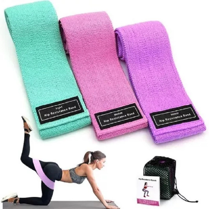 Kit Bandas De Resistencia En Tela X3 - A