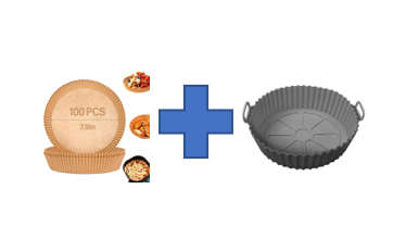 Combo Air fryer Papel Freidora+Silicona