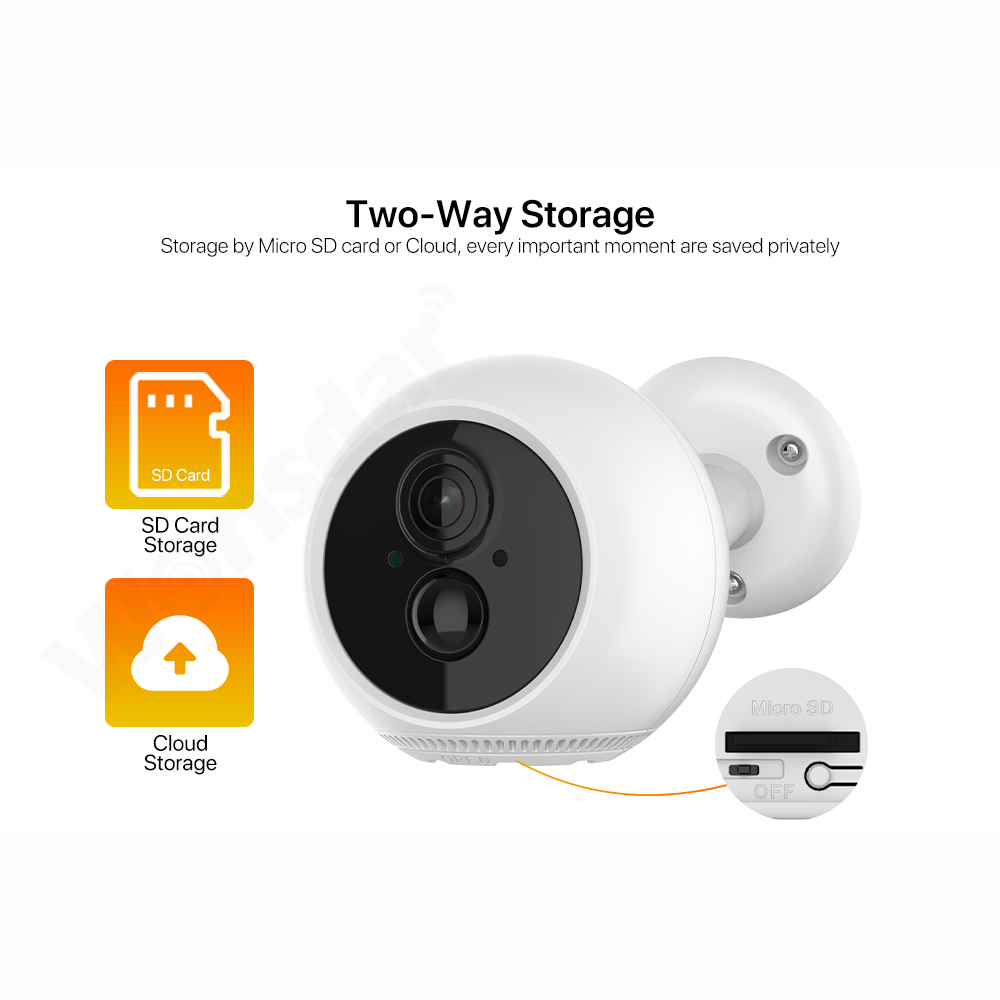 Camara Para Exteriores Recargable 3MP - Imagen 2