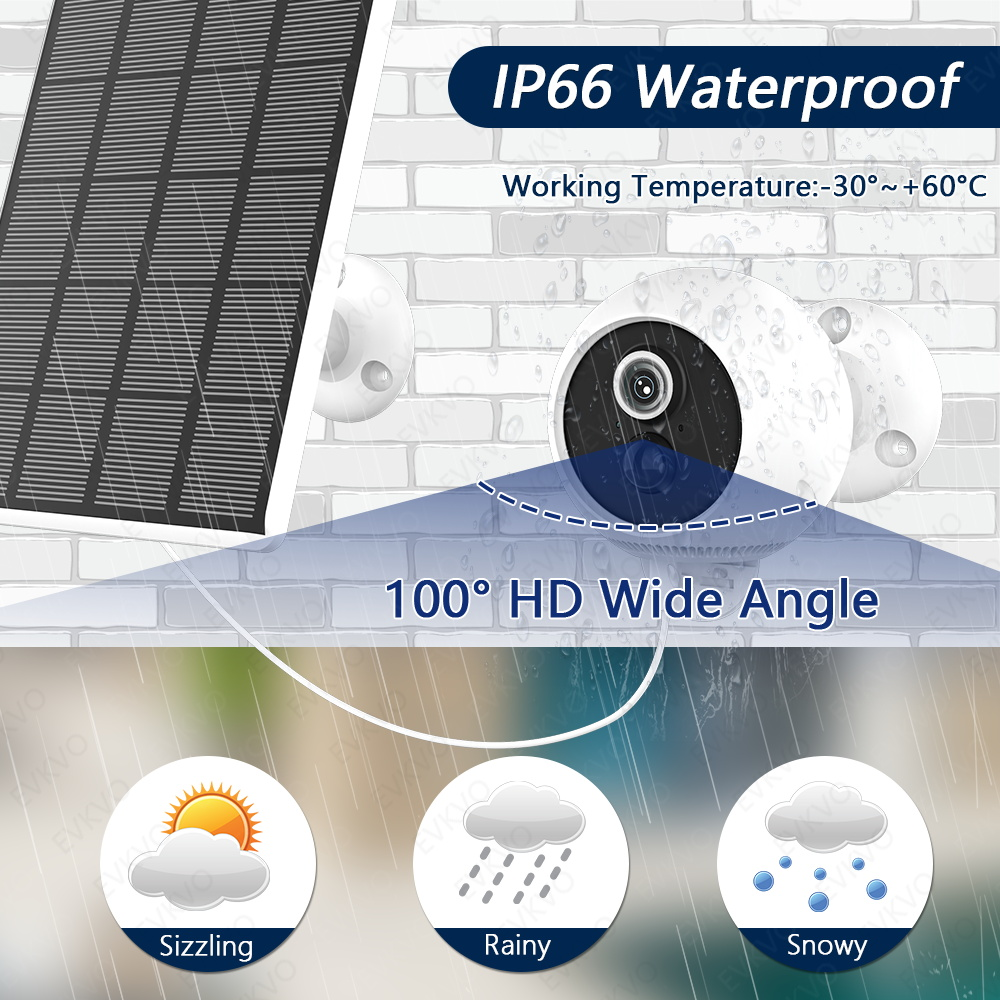 Camara Para Exteriores Recargable 3MP - Imagen 7