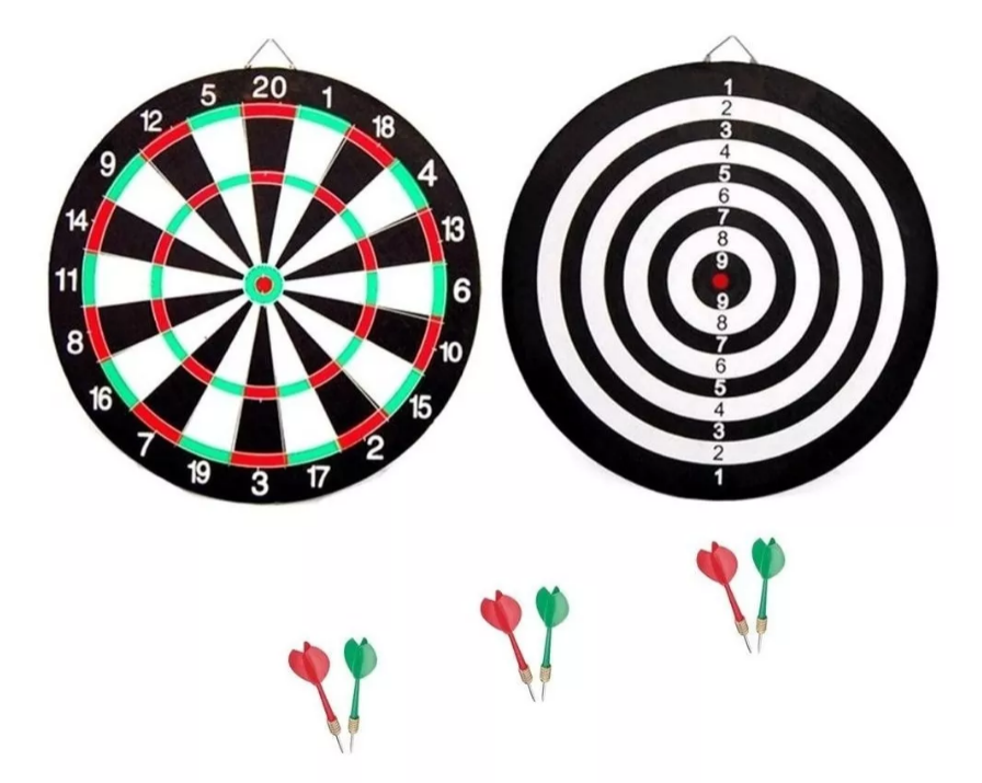 Tablero Lanza Dardos - Tiro Al Blanco