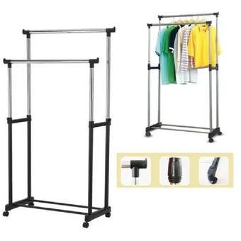 Tendedero Ropa Perchero Zapatero 2 Tubo