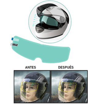 antiempañante para moto