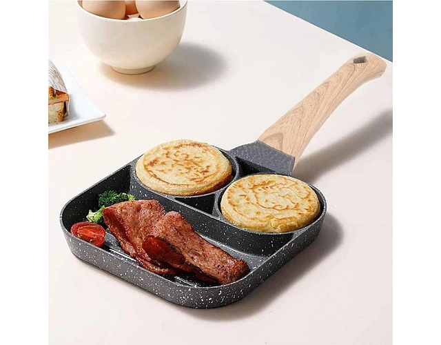 Sarten multiusos 3 divisiones piedra