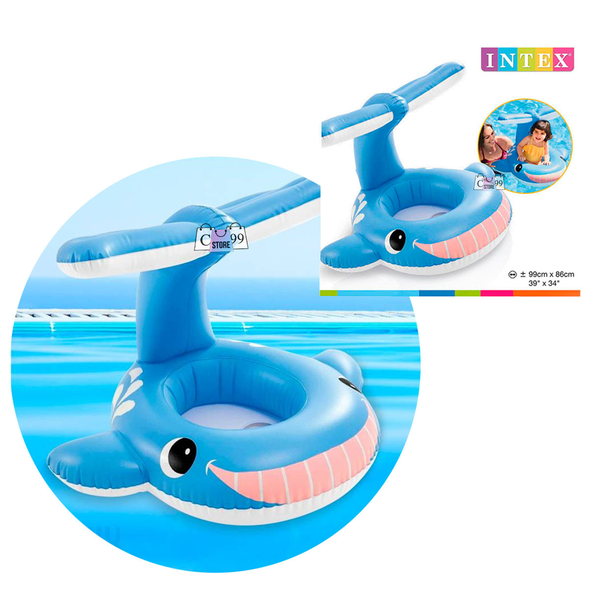 Flotador Infantil Con Techo 56591