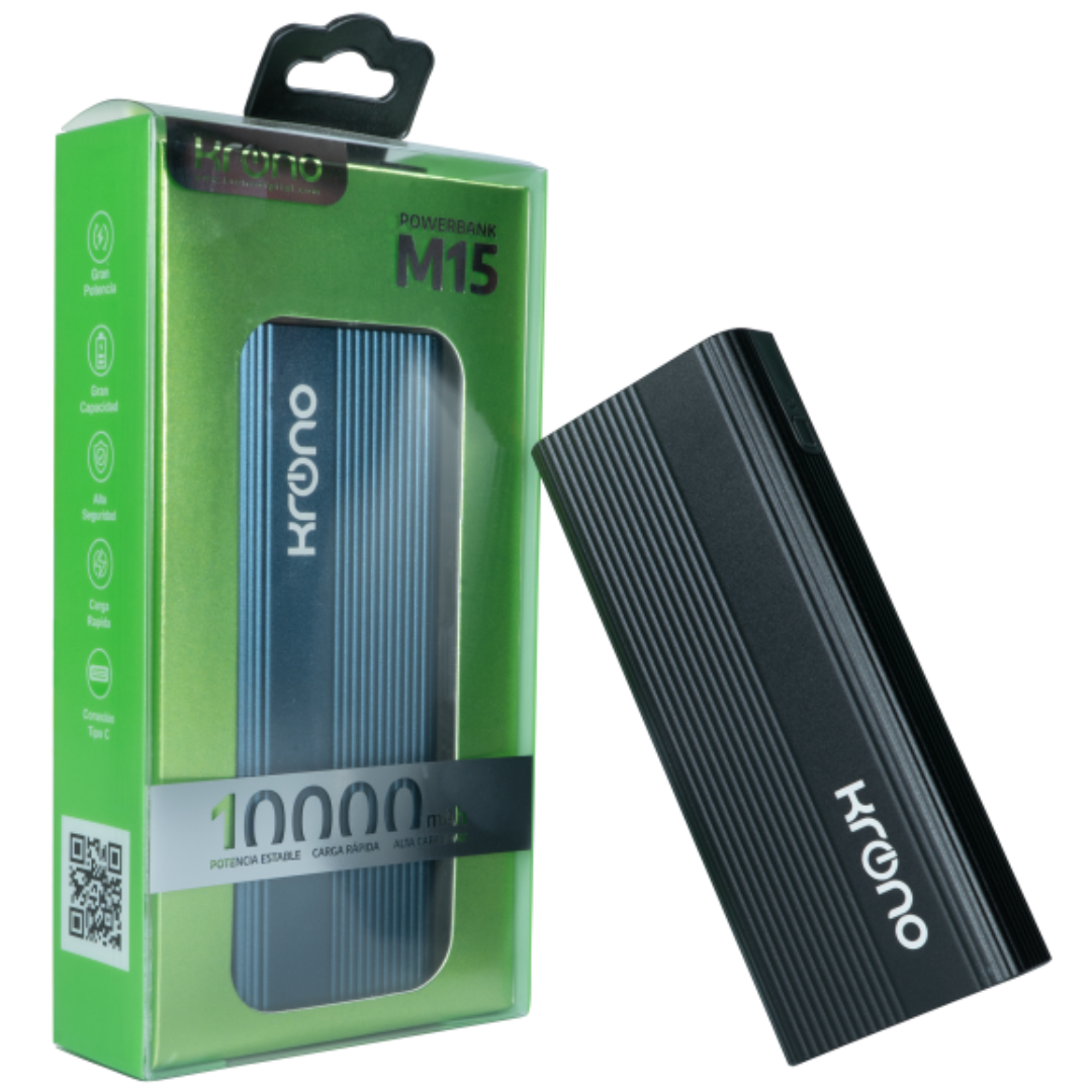 Power Bank M15 Batería 10000 mAh