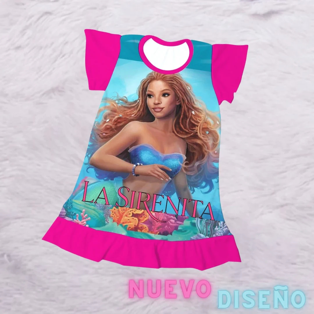 pijama niña la sirenita