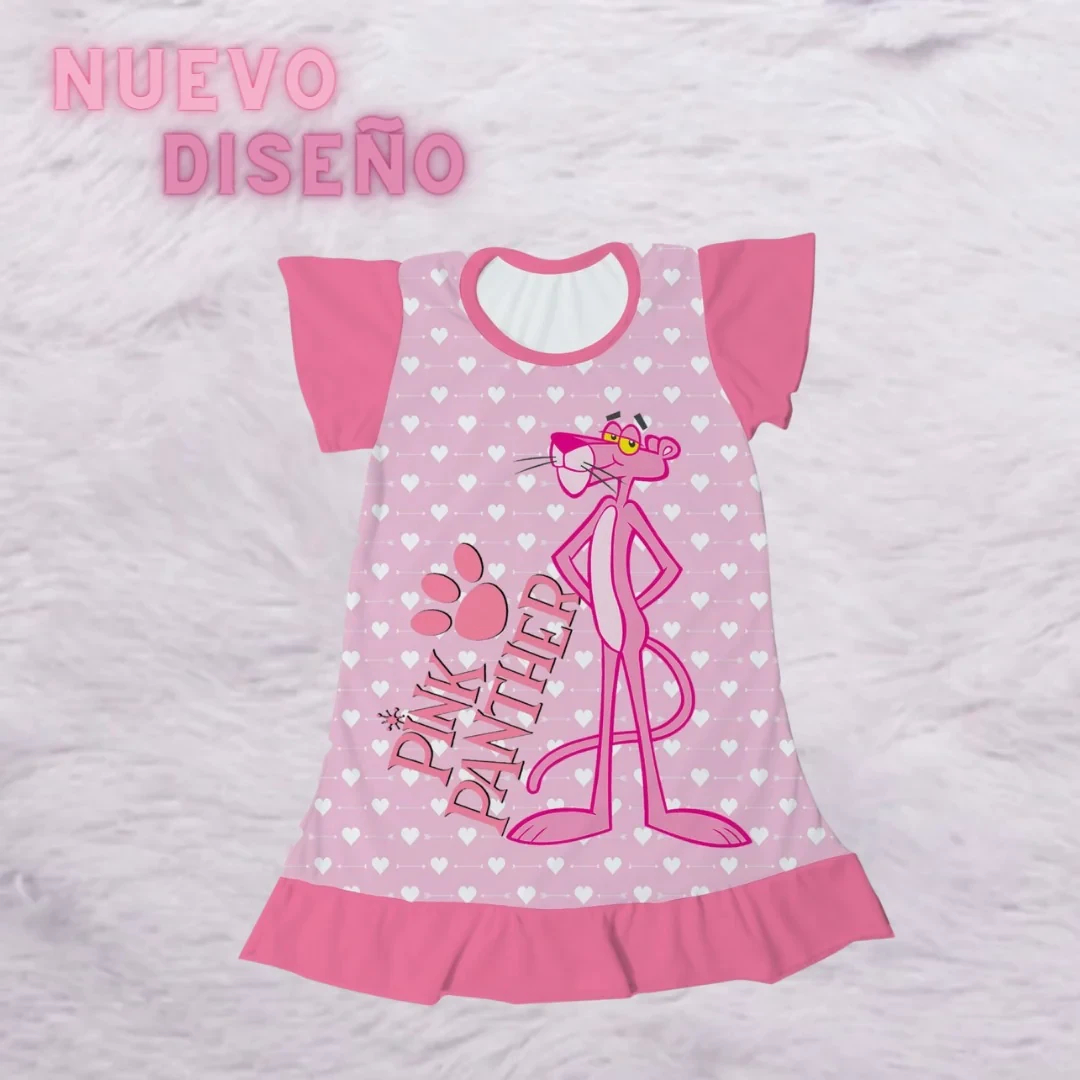 pijama niña pantera rosa