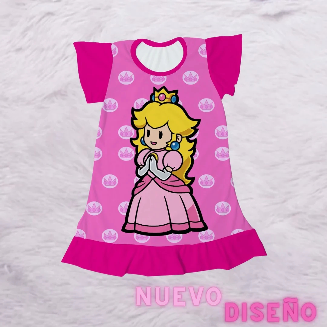 pijama niña peach