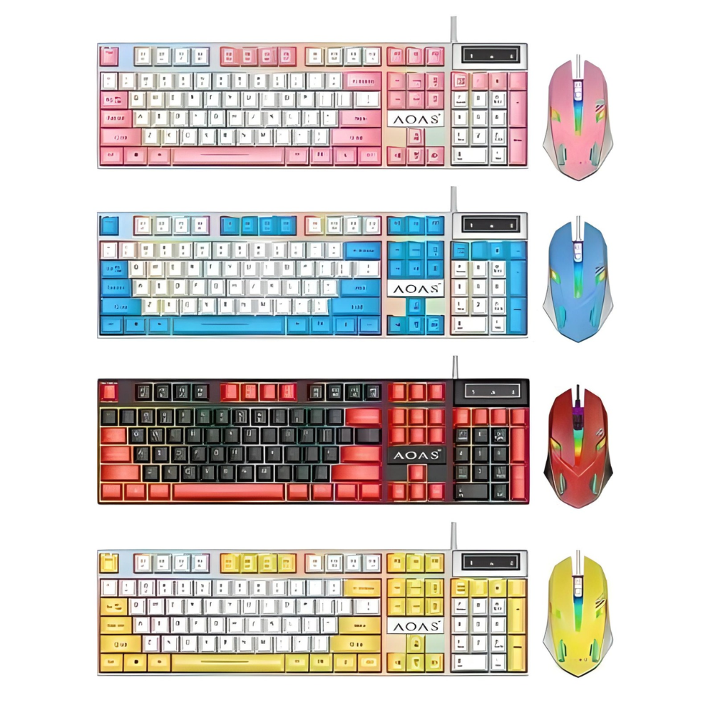 Combo Teclado Y Mouse Retroiluminado M45