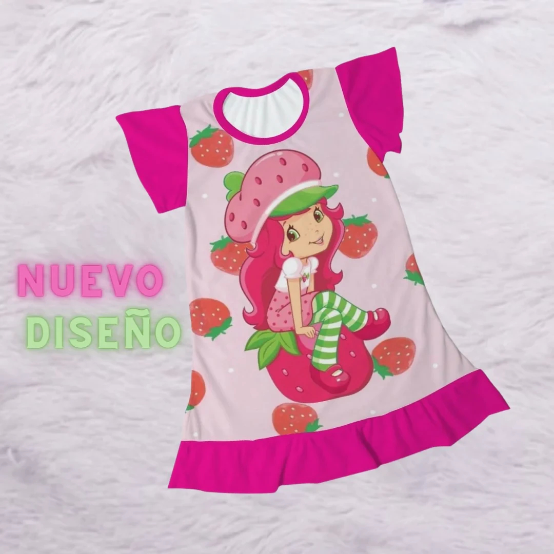 pijama niña fresita