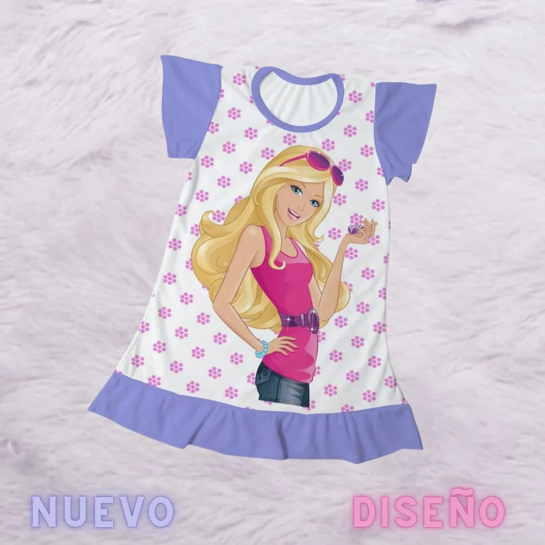 pijama niña barbie