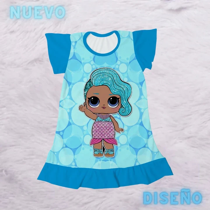 pijama niña lol blue