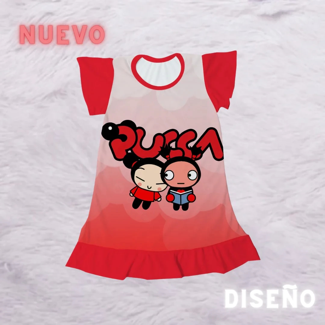 pijama niña pucca y garu