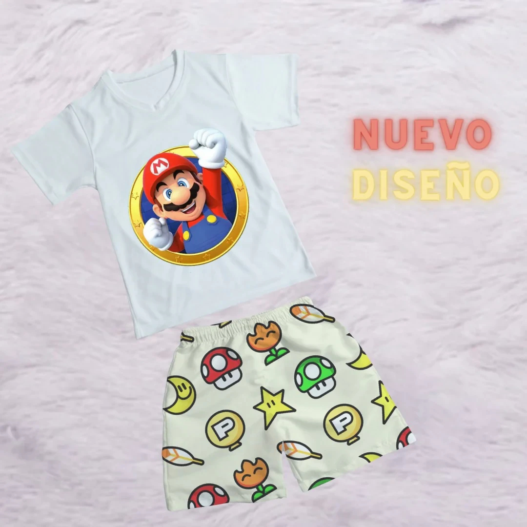 pijama niño mario bros movie