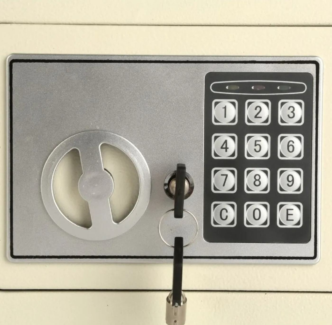 Caja fuerte pequeña doble llave