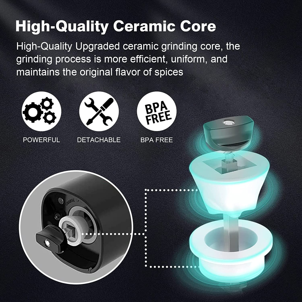 Molino Electrico Para Especias Sal Pimie - Imagen 4