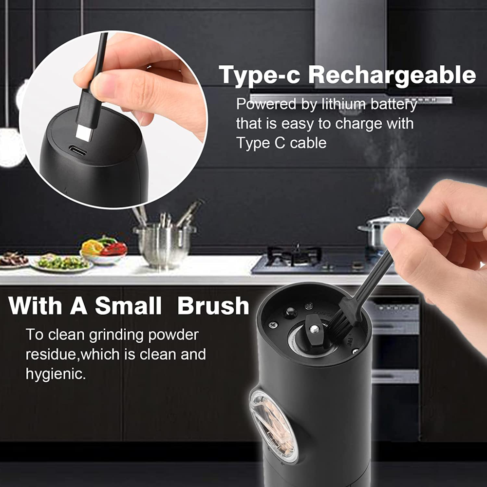 Molino Electrico Para Especias Sal Pimie - Imagen 7