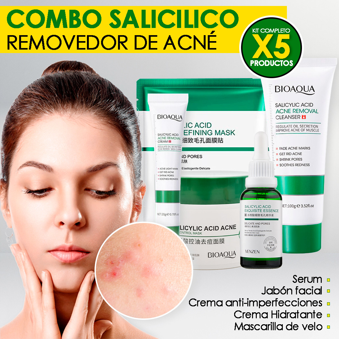 COMBO SALICILICO COMPLETO X5 PRODUCTOS
