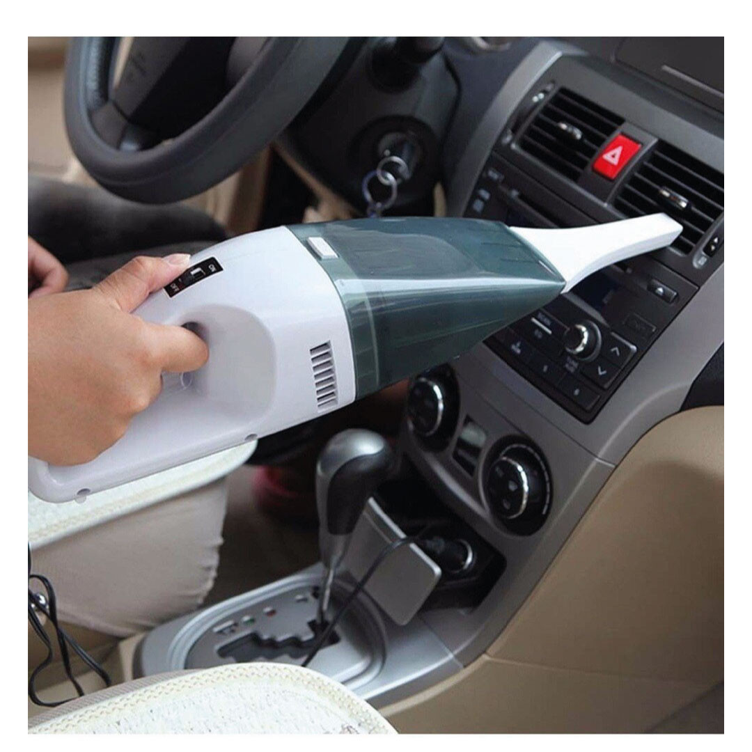 Aspiradora eléctrica para carro gris