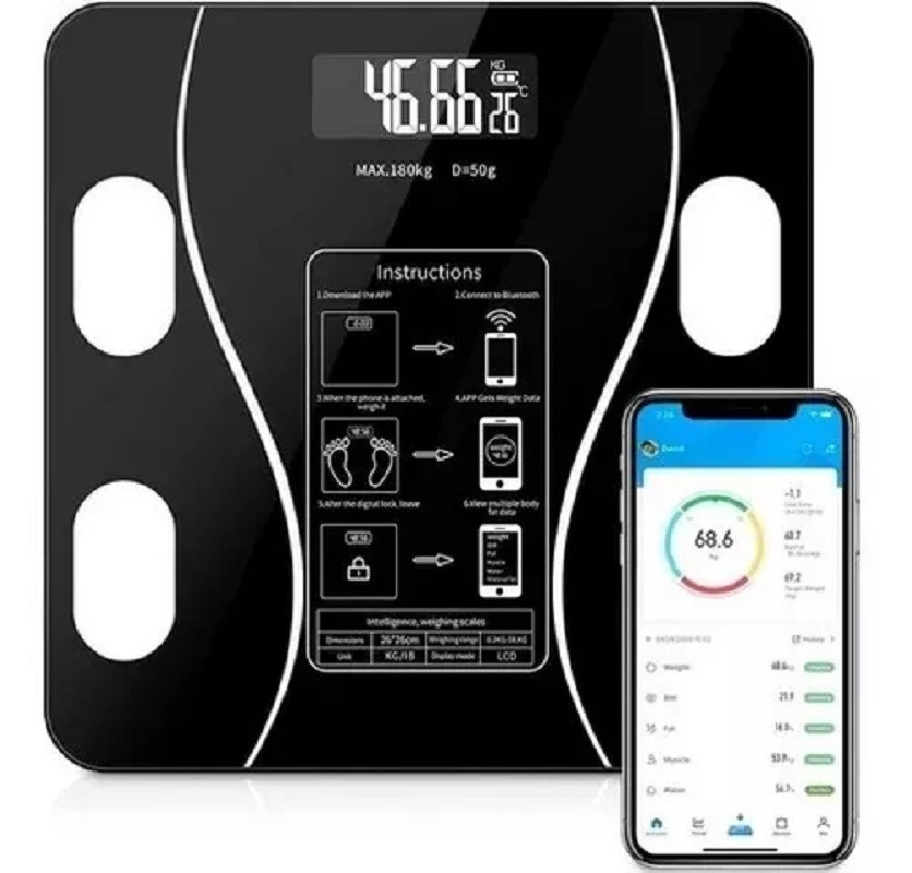 Pesa bascula Inteligente Bluetooth