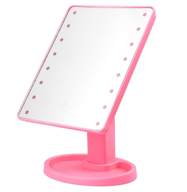 Espejo de maquillaje con luz led