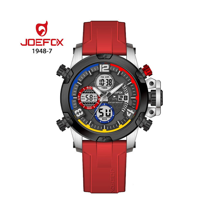 1948-7 RELOJ JOEFOX ANA-DIG LUZ LED