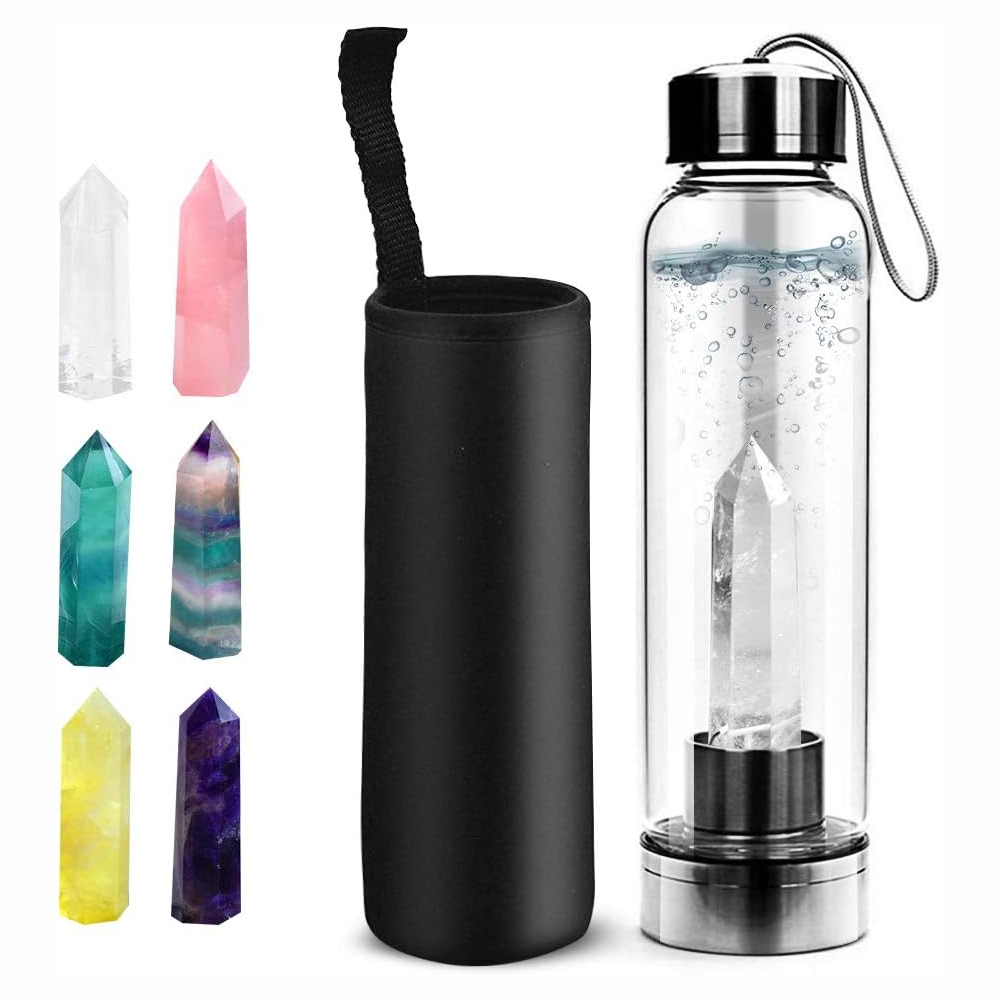 Termo Botella De Agua Con Cristales De C