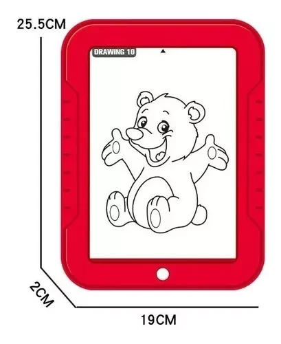 Tablero De Dibujo Con Luz Led Magic Pad - Imagen 2