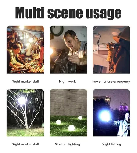 Linterna Solar Led Para Acampar