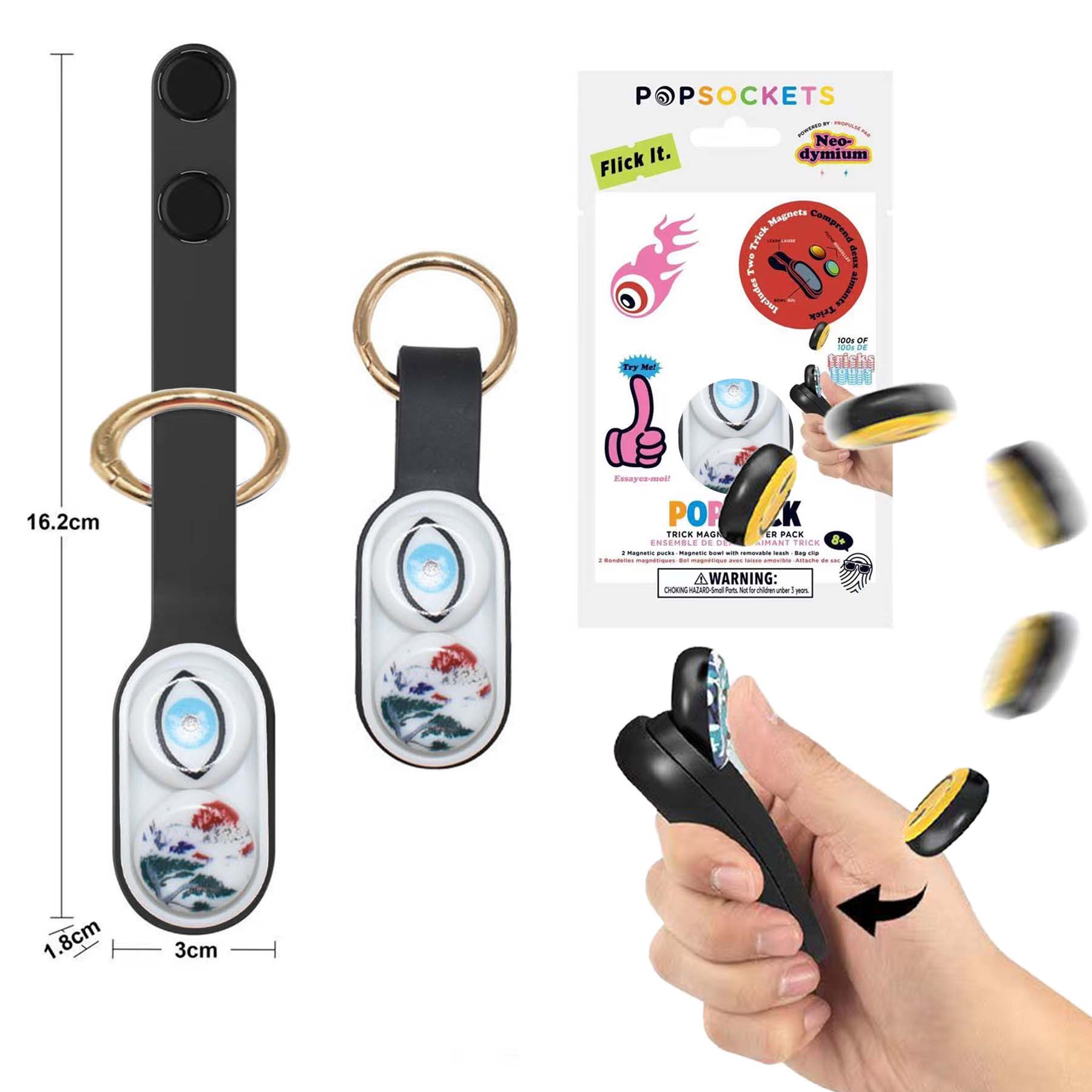 PPK-NEGRO POPPUCK JUGUETE ANTI ESTRES