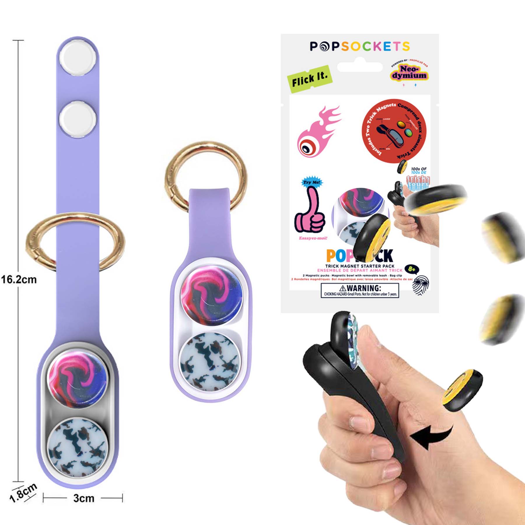 PPK-LILA POPPUCK JUGUETE ANTI ESTRES