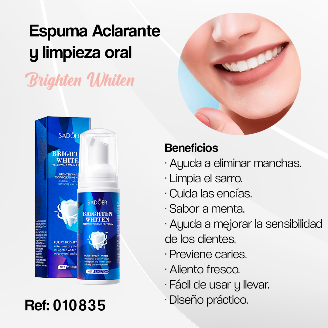 010835-ESPUMA ACLARANTE Y LIMPIEZA ORAL