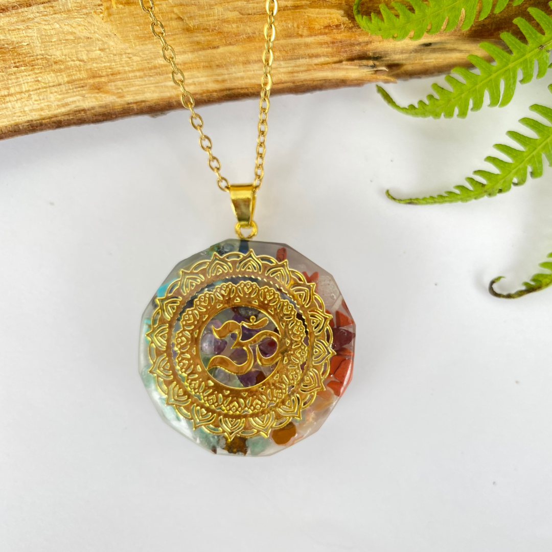Colgante Orgonita Om