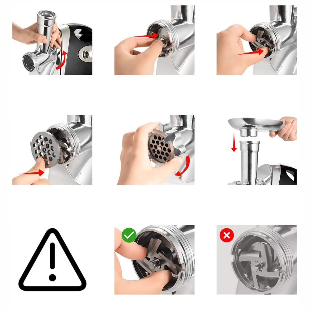 Molino Eléctrico Picador De Carne 2800w - Imagen 4