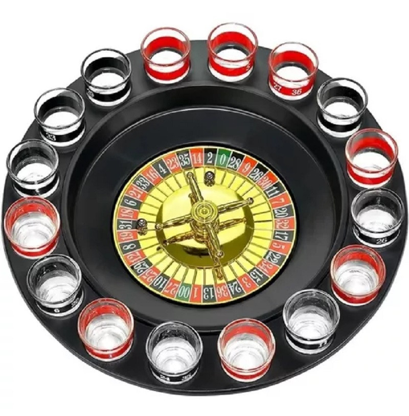 Ruleta De Tragos Shots Con Copas Juego