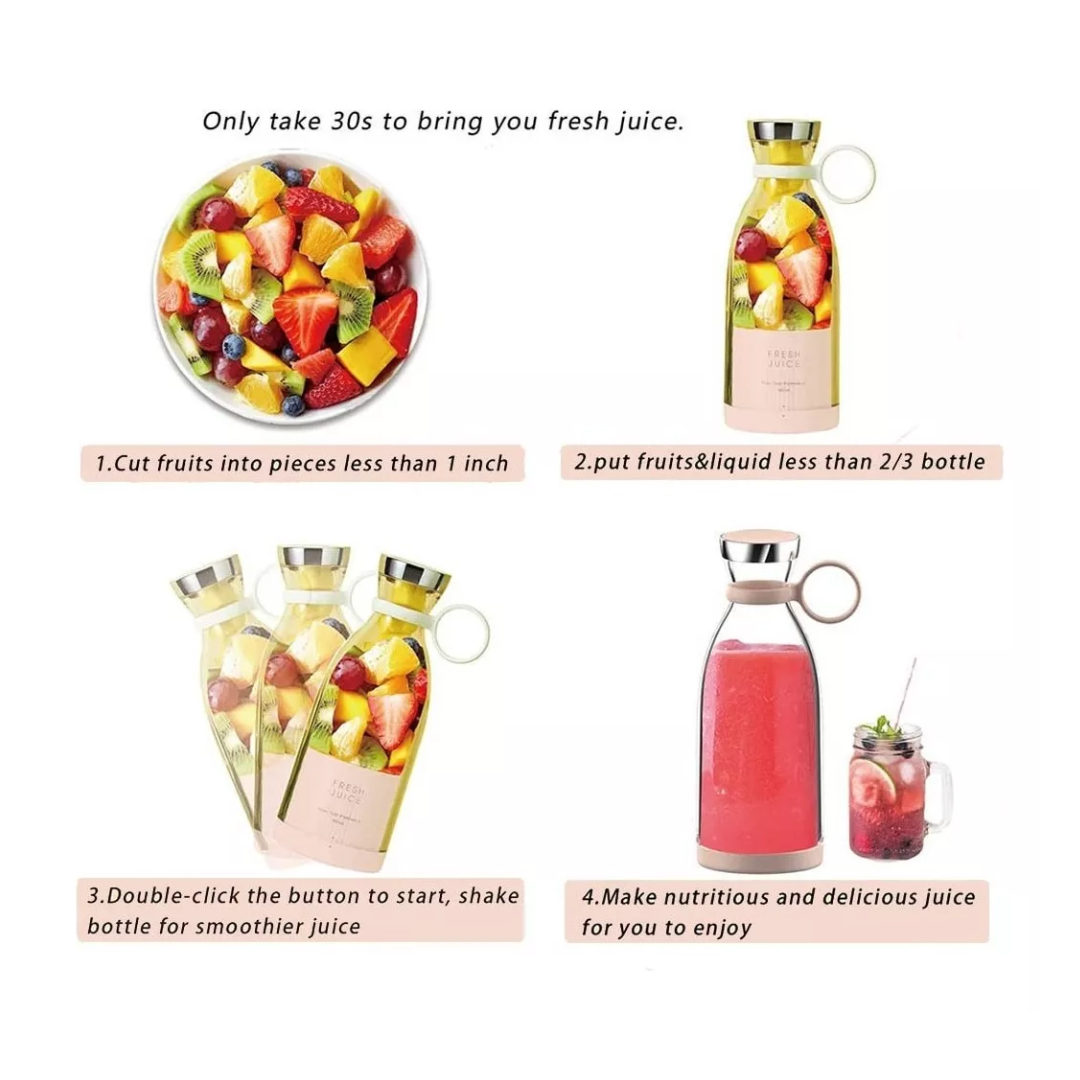 Licuadora Portátil Jugo Fresco Mini Licu - Imagen 2