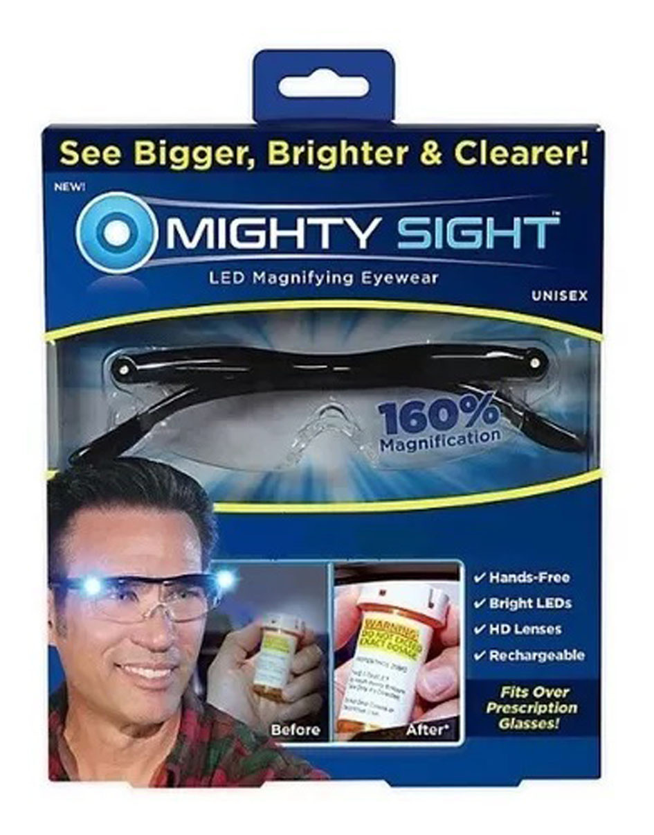 Lupa Tipo Gafas Con Luz Led - Mighty Sig