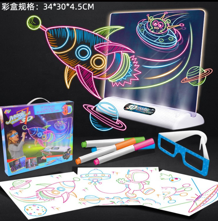 Tablero dibujo Magic Drawing 3D - Imagen 3