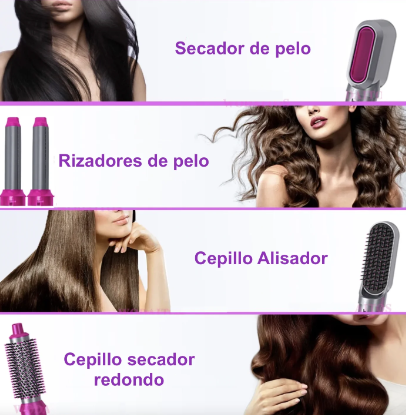 CEPILLO SECADOR ELÉCTRICO 5 EN 1